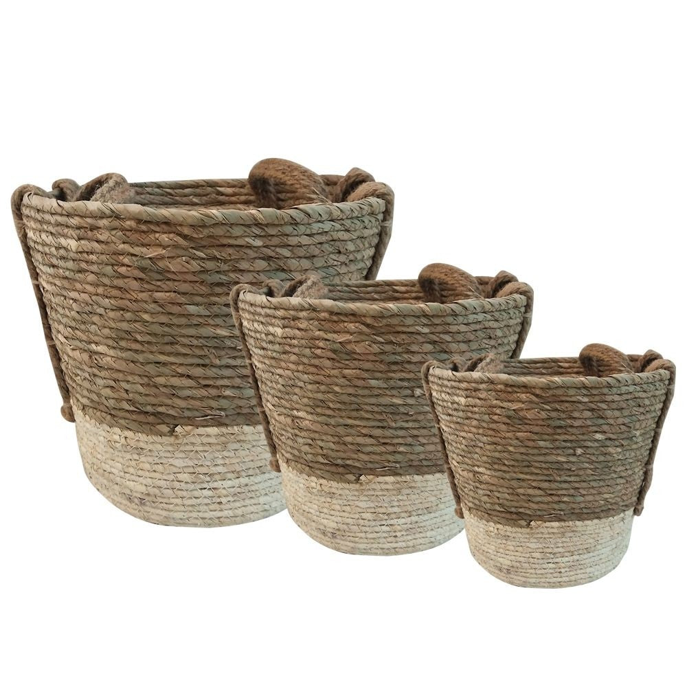 Manden Naturel Ecru (set van 3)