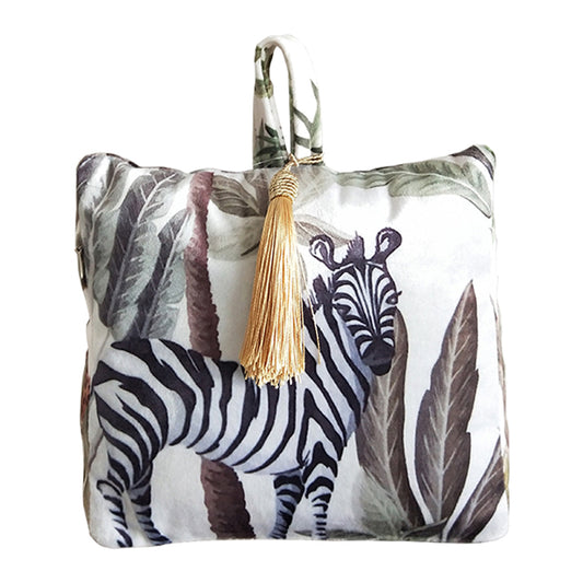 Deurstopper Fluweel Jungle Toekan Zebra