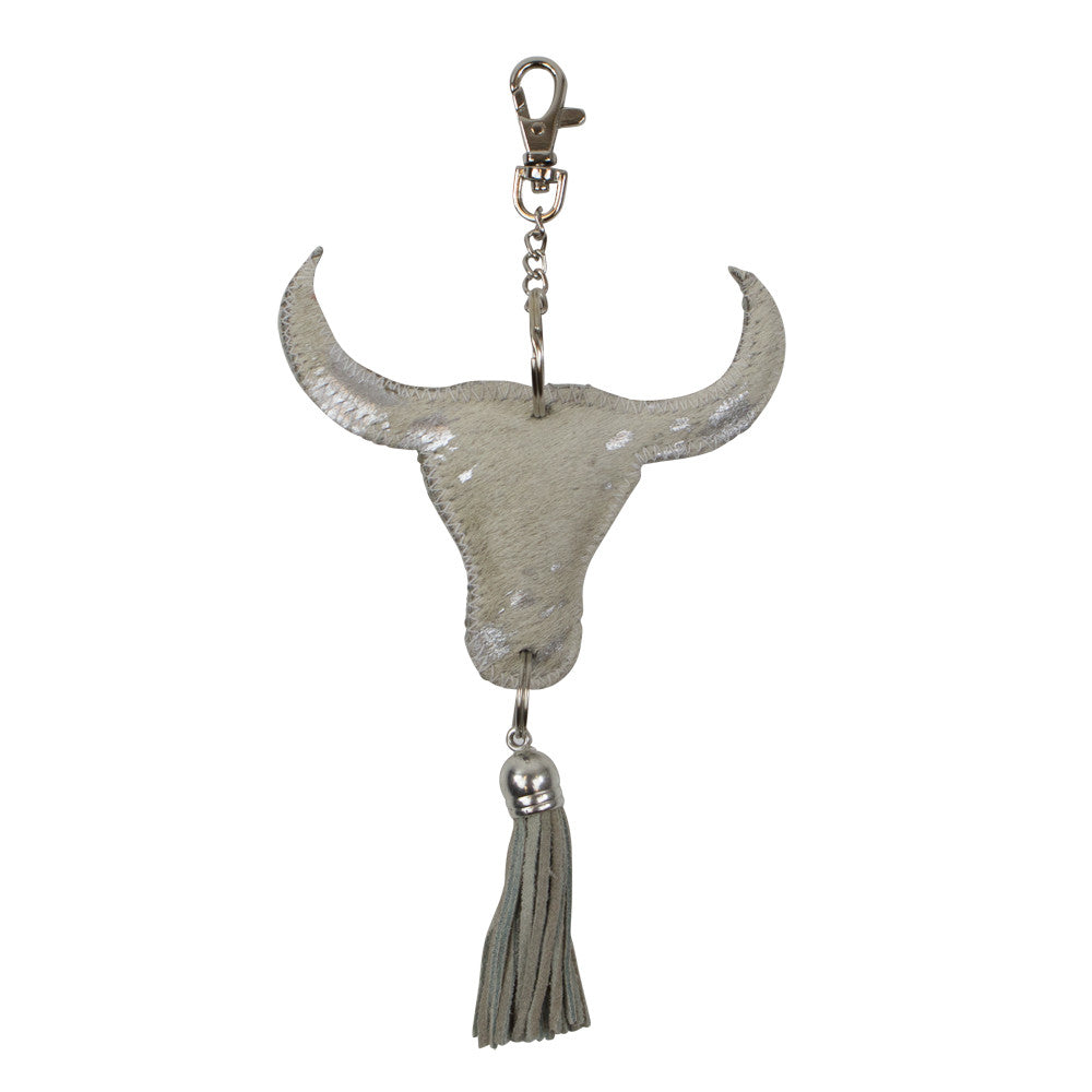 Sleutelhanger Stier Zilver