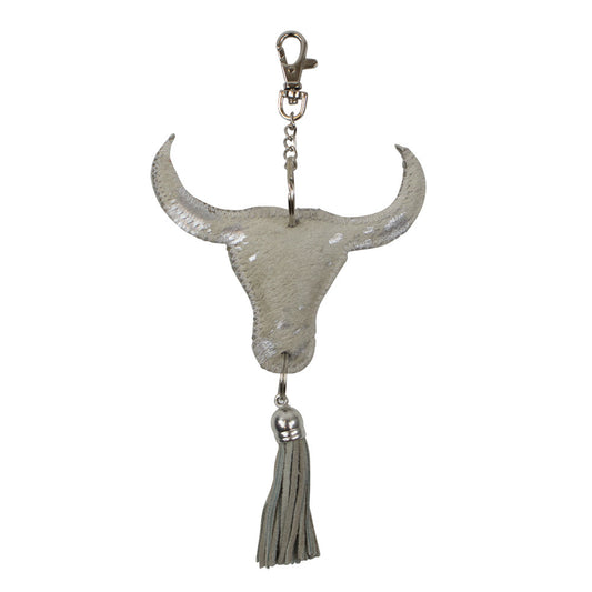 Sleutelhanger Stier Zilver