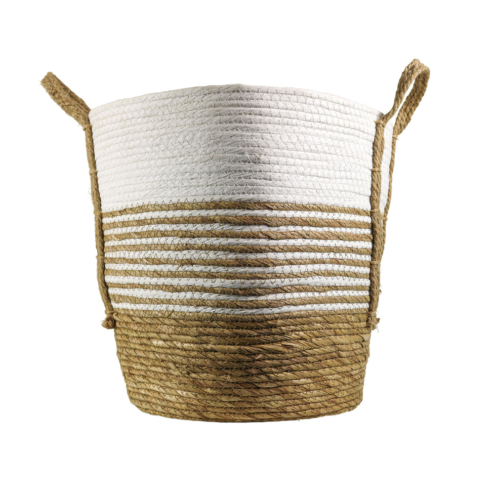 Mand Naturel Wit Dia 29cm